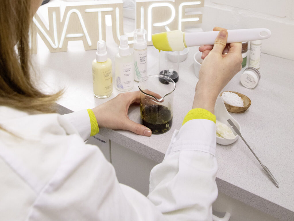 laboratório de cosméticos naturais