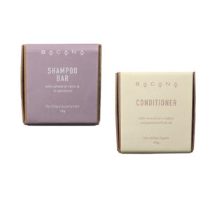 Shampoo & Condicionador em Barra (para cabelos com frizz e cacheados)